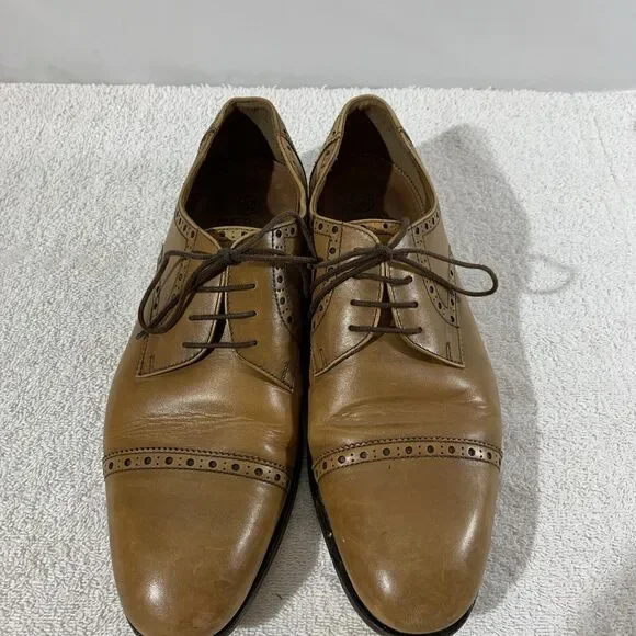 Moral Code Newton Cap Toe Oak Derby Dress Shoe Men’s 11 Oxfords - Picture 4 of 9